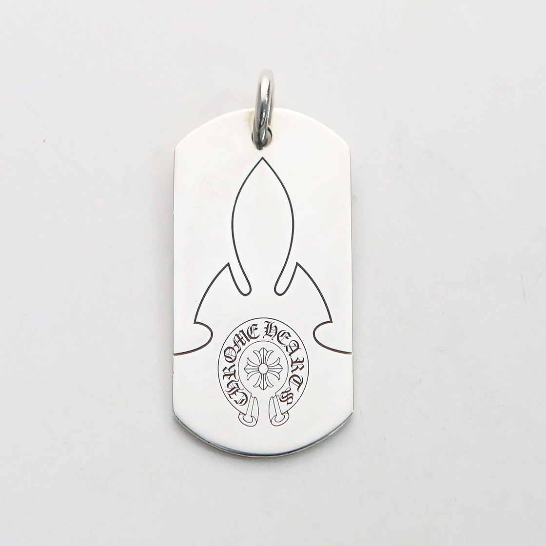 한스룸 크롬하츠 플레어니 도그택 라지(Hansroom Chrome Hearts Fleur Knee Dog Tag Lrg) - 2