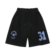 MAINBOOTH Boxer Oversized Sweat Shorts Black