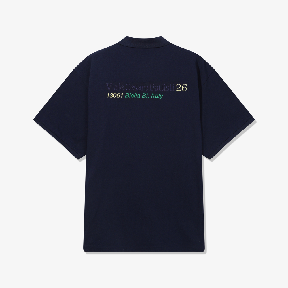 [6% 적립] FILA HERITAGE COLLECTION 오버핏 피케 반팔티 네이비([6% 적립] FILA HERITAGE COLLECTION INDIRIZZO Pique Polo Navy) - 3