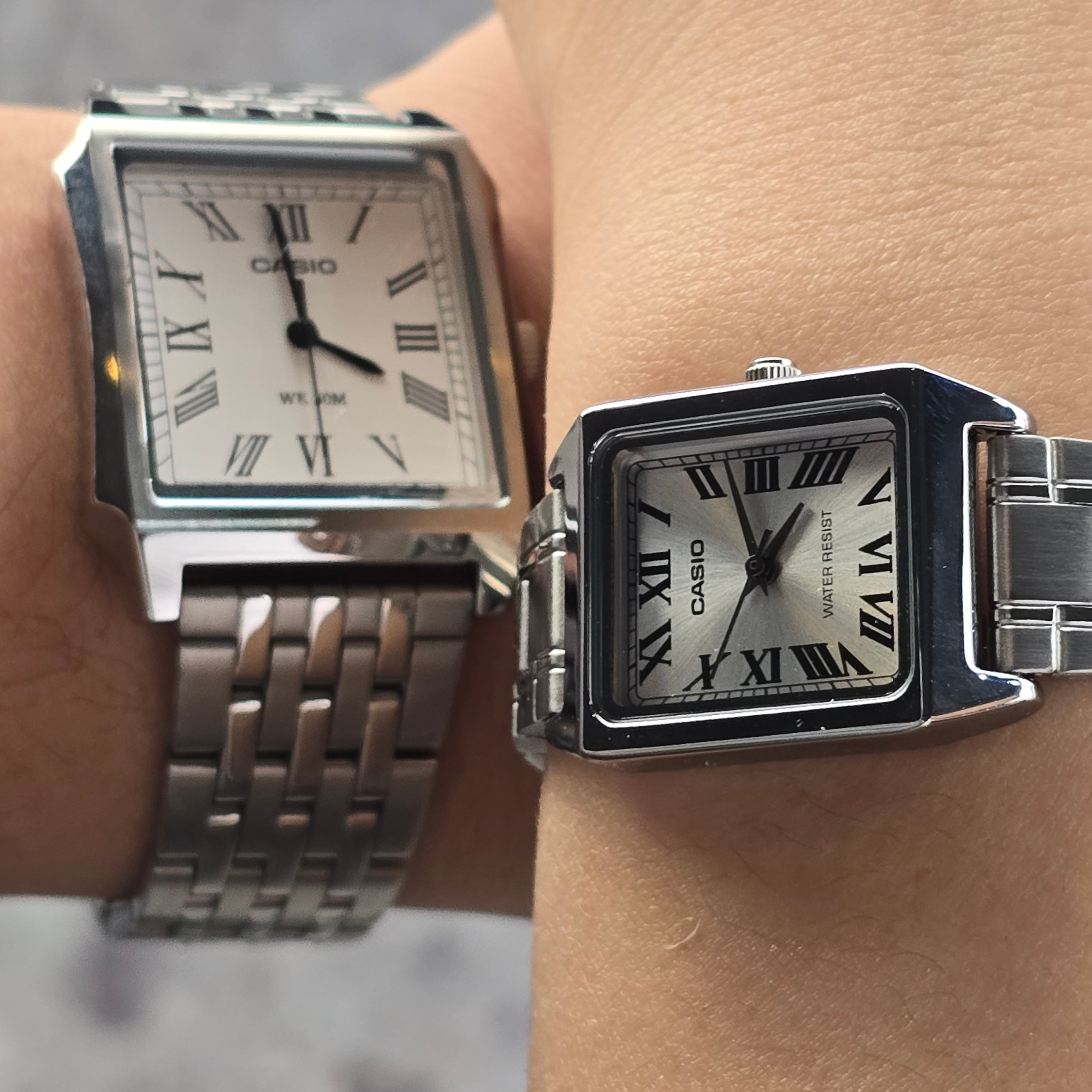 Casio MTP-B190D-7BV, Casio LTP-V007D-7B 착용 스타일