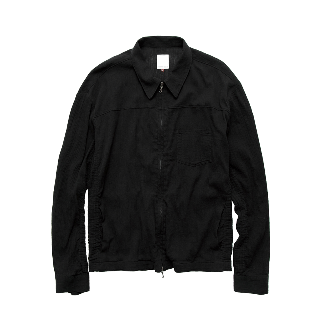 HM6PJU3321B0 [더블적립] Polyteru Human Index Human Zip Jacket Black