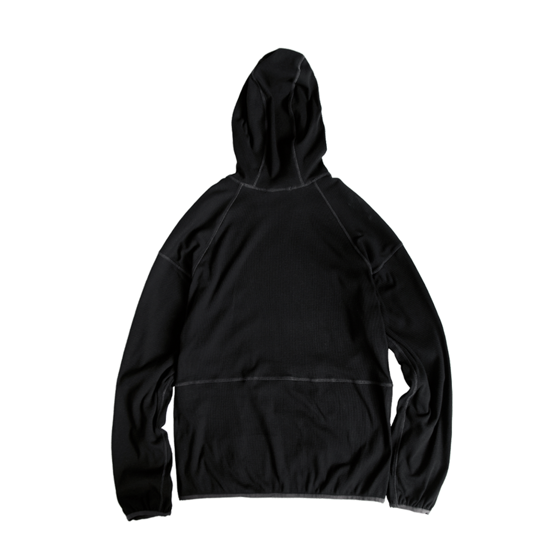 폴리테루 휴먼인덱스 휴먼 써멀 터틀 넥 후디 블랙(Polyteru Human Index Human Thermal Turtle Neck Hoodie Black) - 2