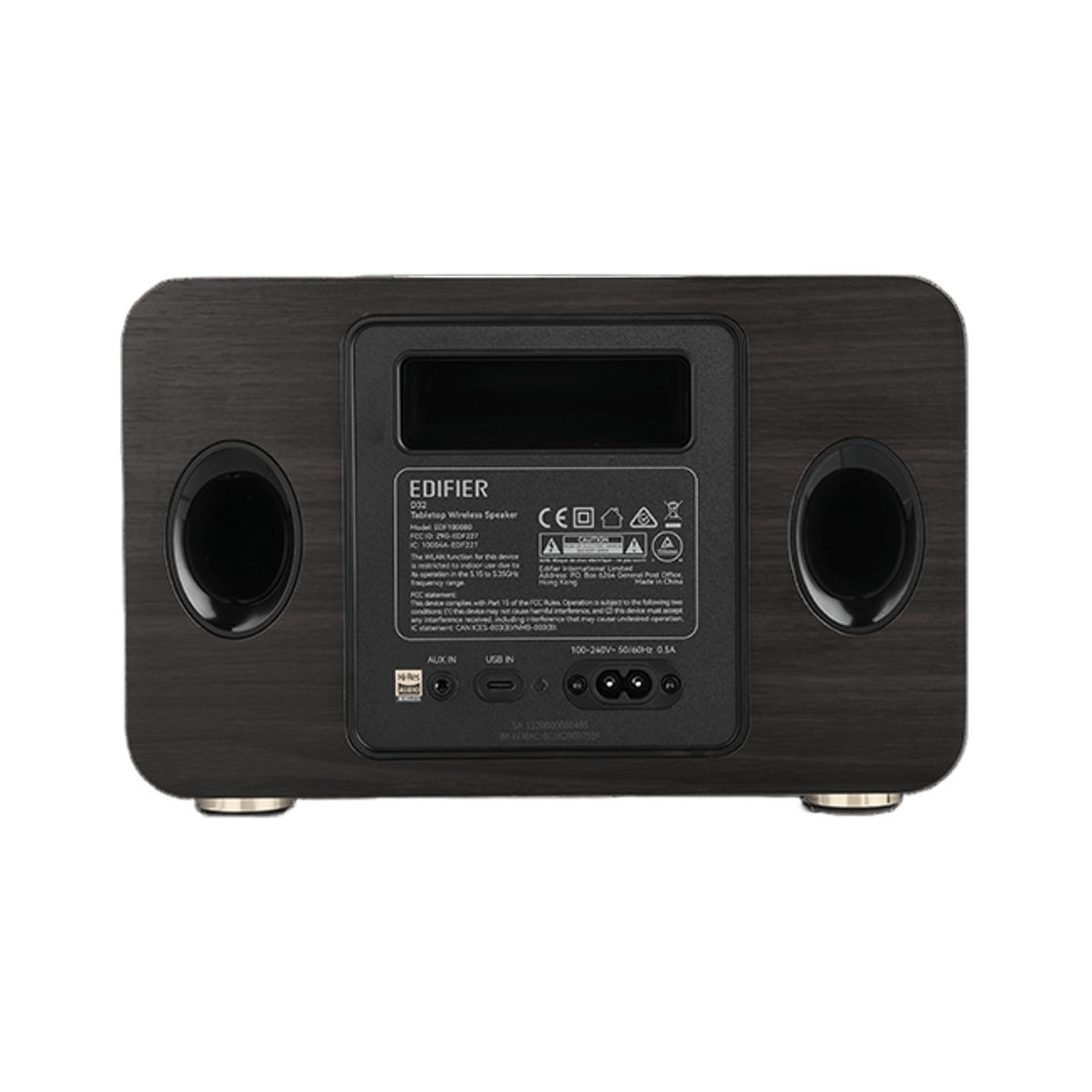 에디파이어 D32 테이블탑 무선 스피커 블랙 월넛(Edifier D32 Tabletop Wireless Speaker Black Walnut) - 3