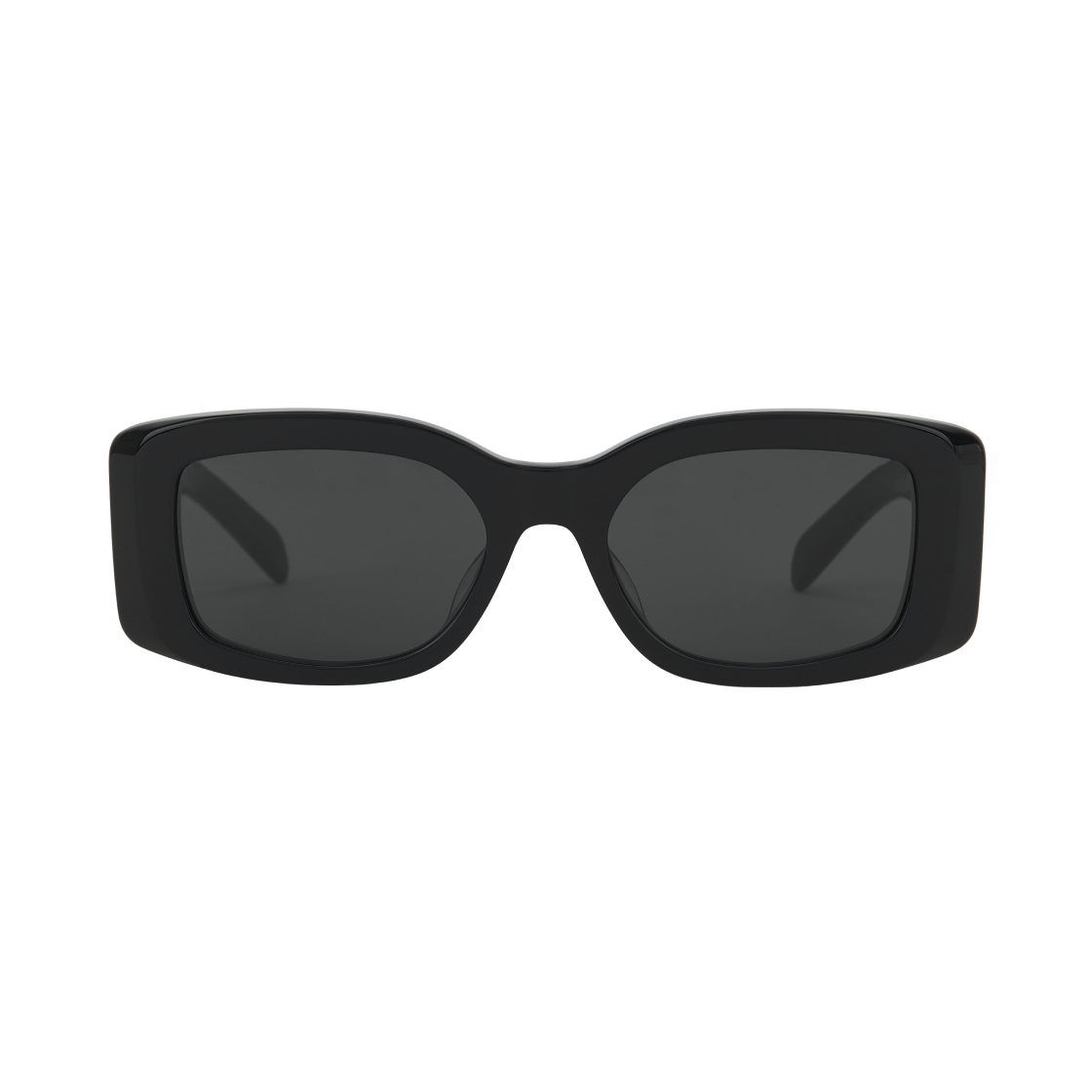 (W) 셀린느 아세테이트 트리옹프 XL 01 선글라스 블랙((W) Celine Triomphe XL 01 Sunglasses in Acetate Black) - 2