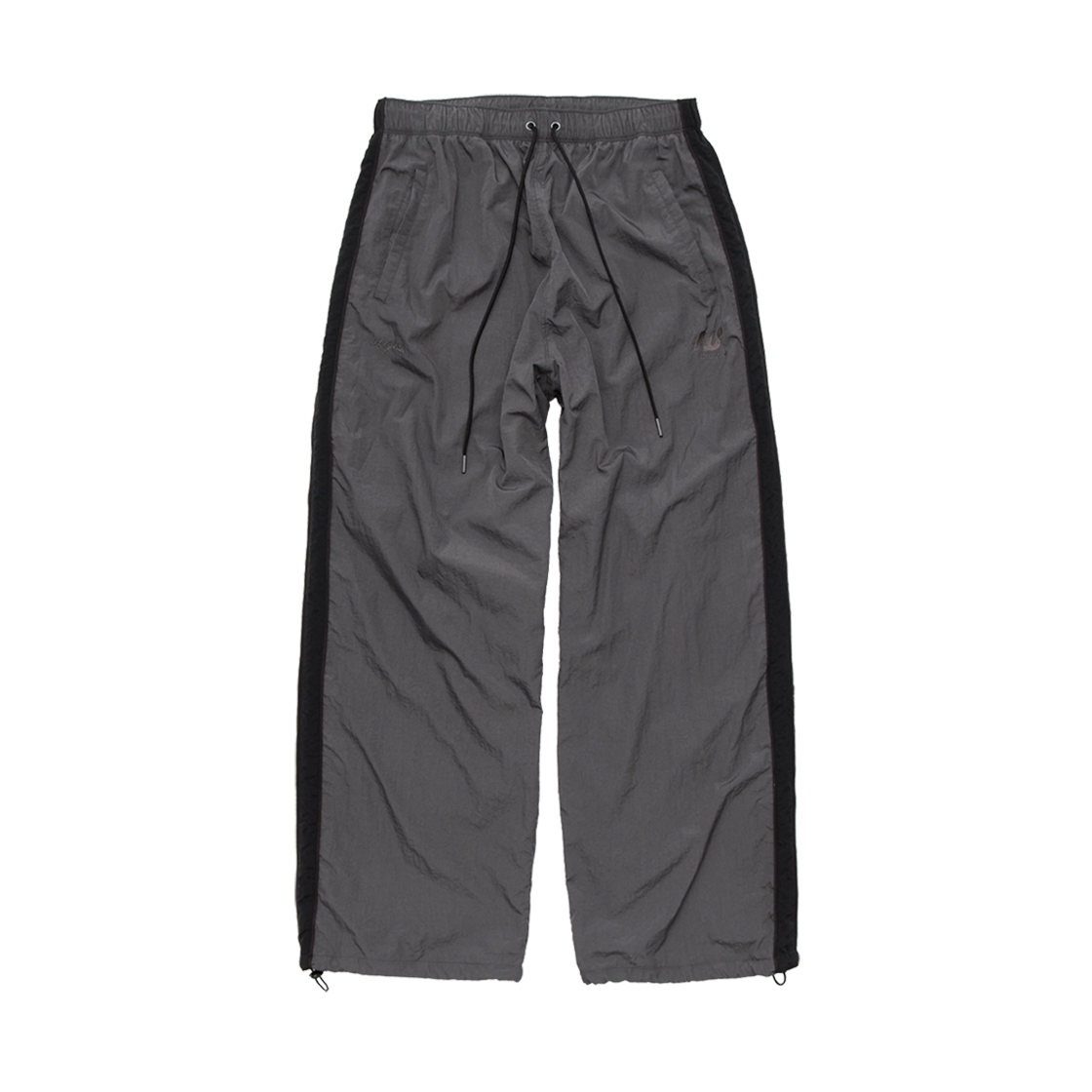 폴리테루 휴먼인덱스 휴먼 레트로 트랙 팬츠 차콜/블랙(Polyteru Human Index Human Retro Track Pants Charcoal/Black)