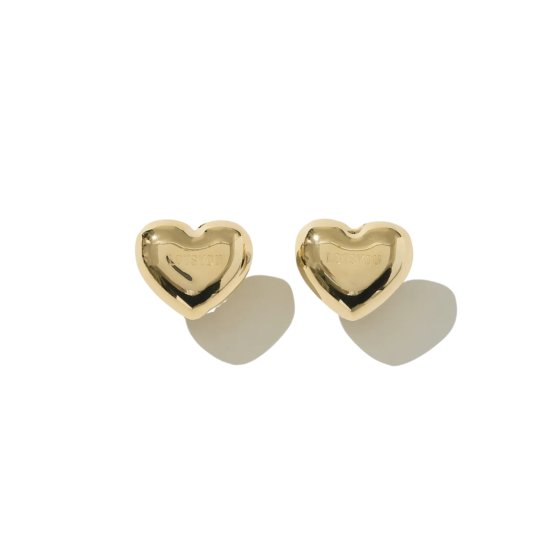 PWTH5ACW538OGD LOTS YOU Heart Chocolate Earing Gold