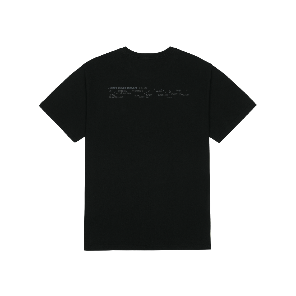 산산기어 로고 티셔츠 블랙_26SS(Sansan Gear Logo T-Shirt Black_26Ss) - 2