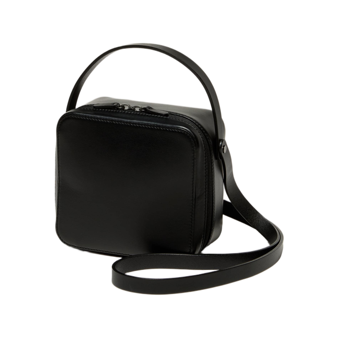 A26SB07AE Auralee Leather Shoulder Bag Made By Aeta Black - 26SS