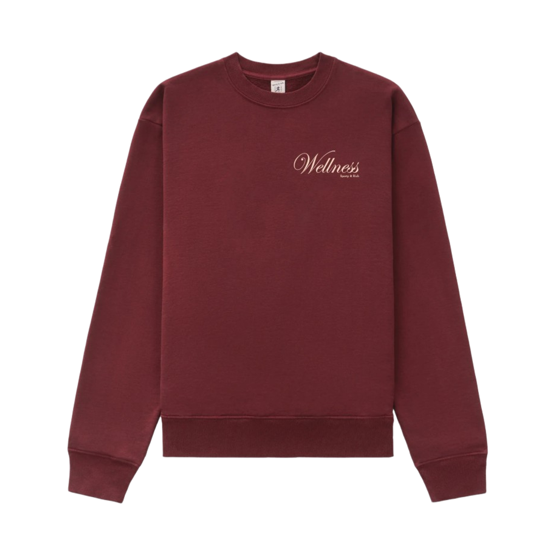ST07162083RE Sporty & Rich Soho Crewneck Merlot Cream
