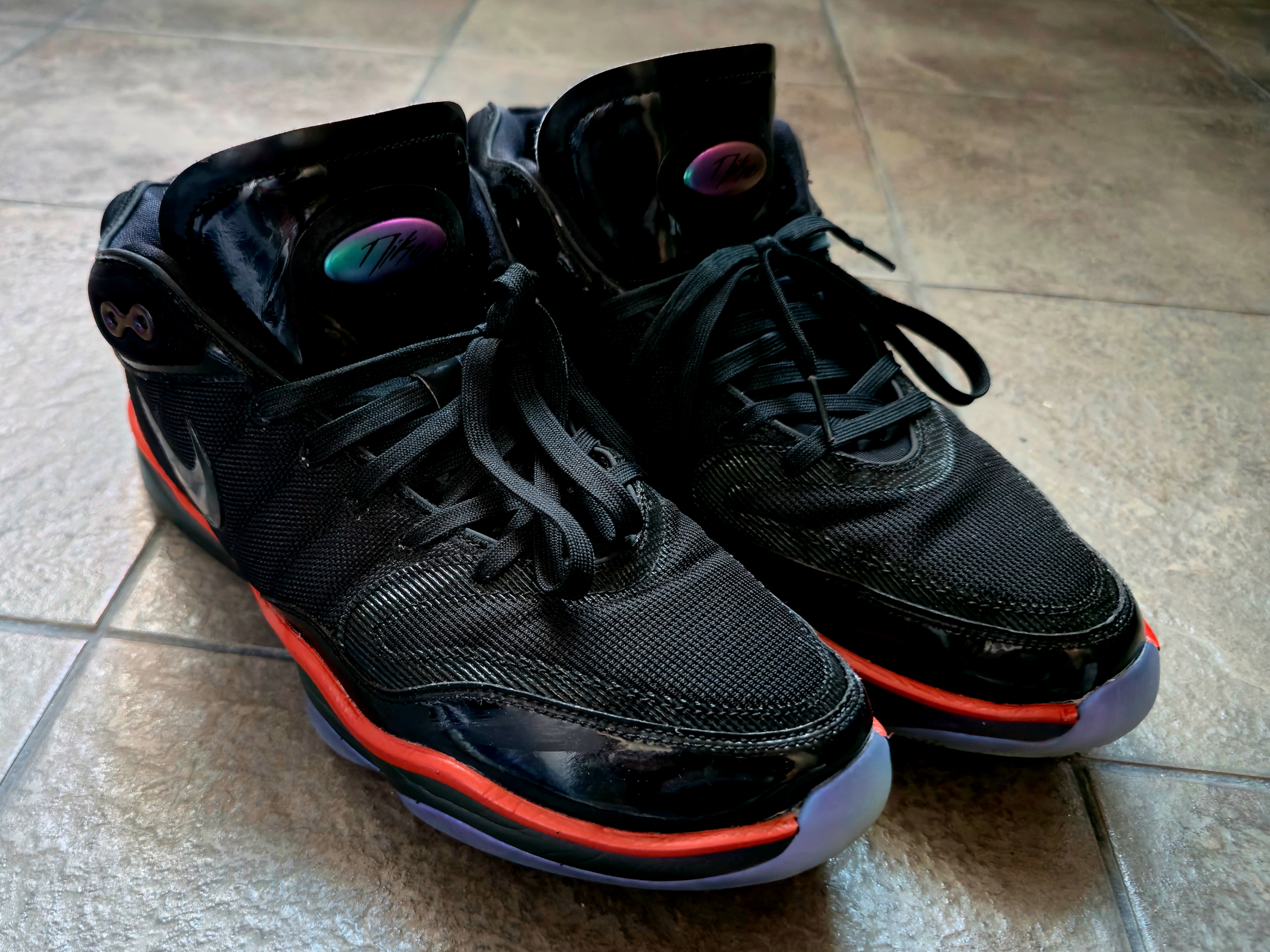 Nike Air Zoom GT Hustle 2 GTE EP Black Multicolor 착용 스타일