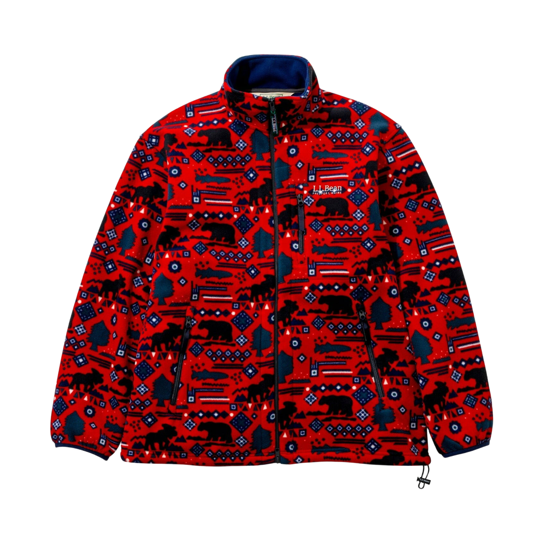 엘엘빈 재팬 에디션 솔론 플리스 풀 집 자켓 베어 피쉬(L.L.Bean Japan Edition Solon Fleece Full Zip Jacket Bear Fish)
