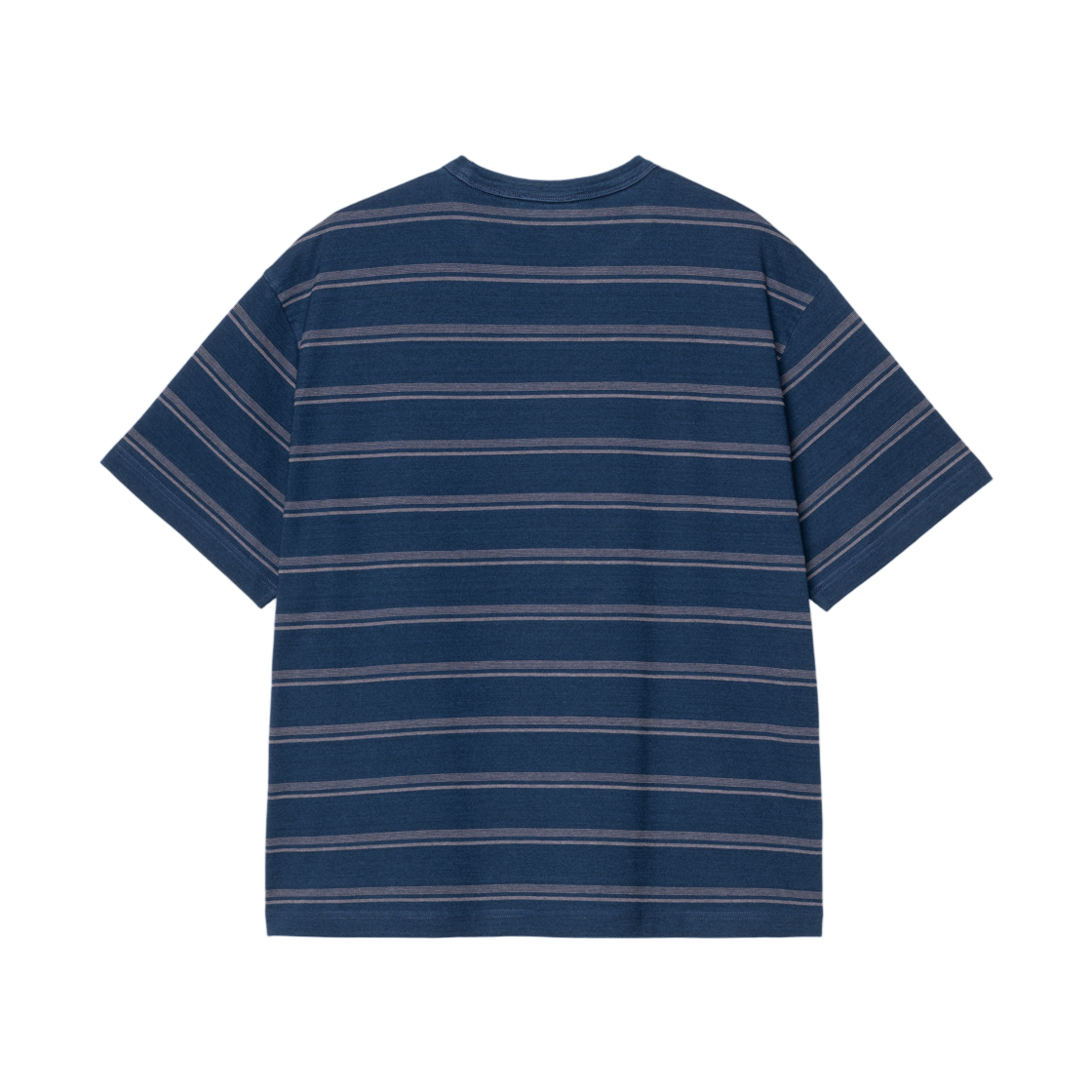 칼하트 WIP 숏슬리브 마티 티셔츠 마티 스트라이프 블루 필록스 오버다이드(Carhartt WIP S/S Matti T-Shirt Matti Stripe Blue Phlox Overdyed) - 2