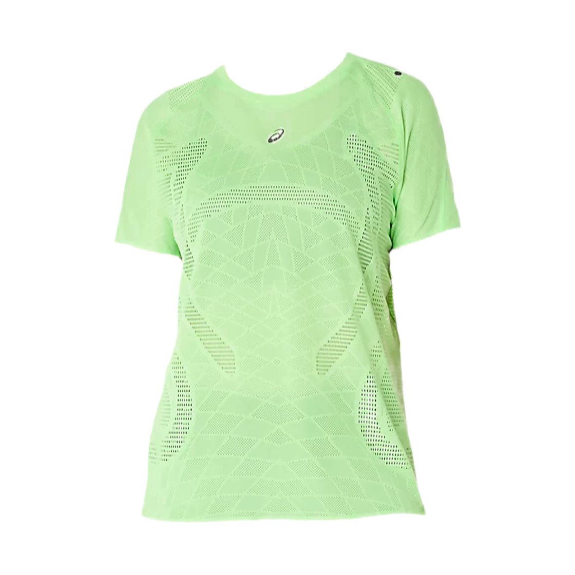 2012D418-300 (W) Asics Metarun Short Sleeve Shirt Illuminate Green