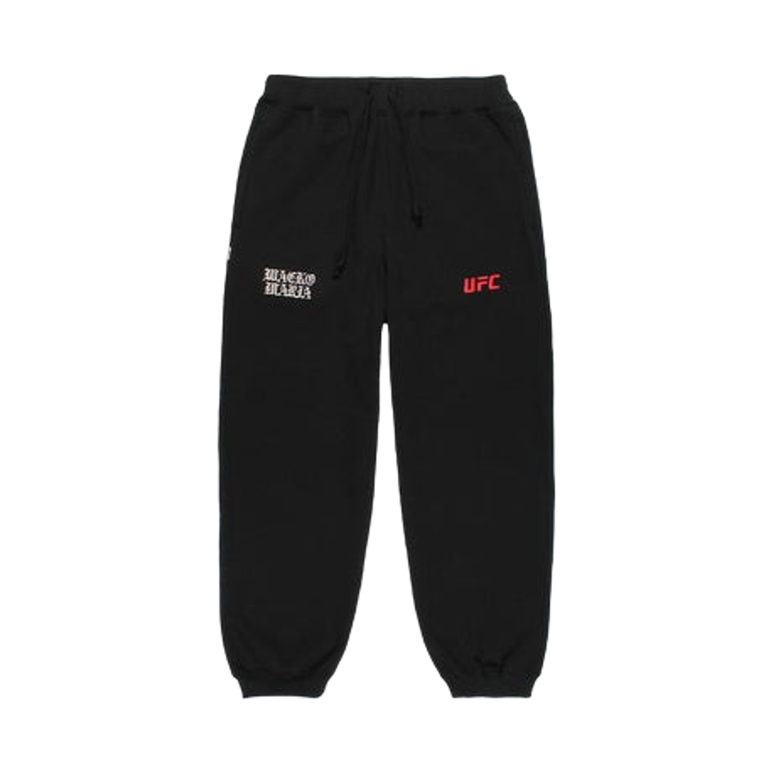 와코 마리아 x UFC 헤비 웨이트 스웨트팬츠 타입-1 블랙(Wacko Maria x UFC Heavy Weight Sweatpants Type-1 Black)