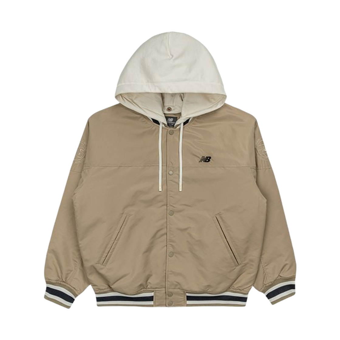 NBNQE42903-35 New Balance Flying Light Stadium Jacket Beige