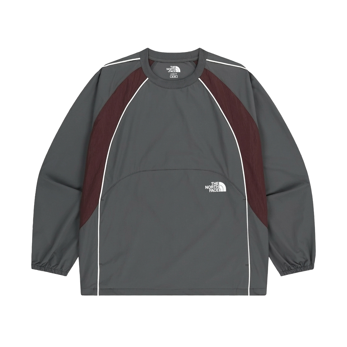 NM5MR54L The North Face White Label Dynamo Crewneck Charcoal Grey