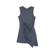 BLR Soft Draping Sleeveless Grey