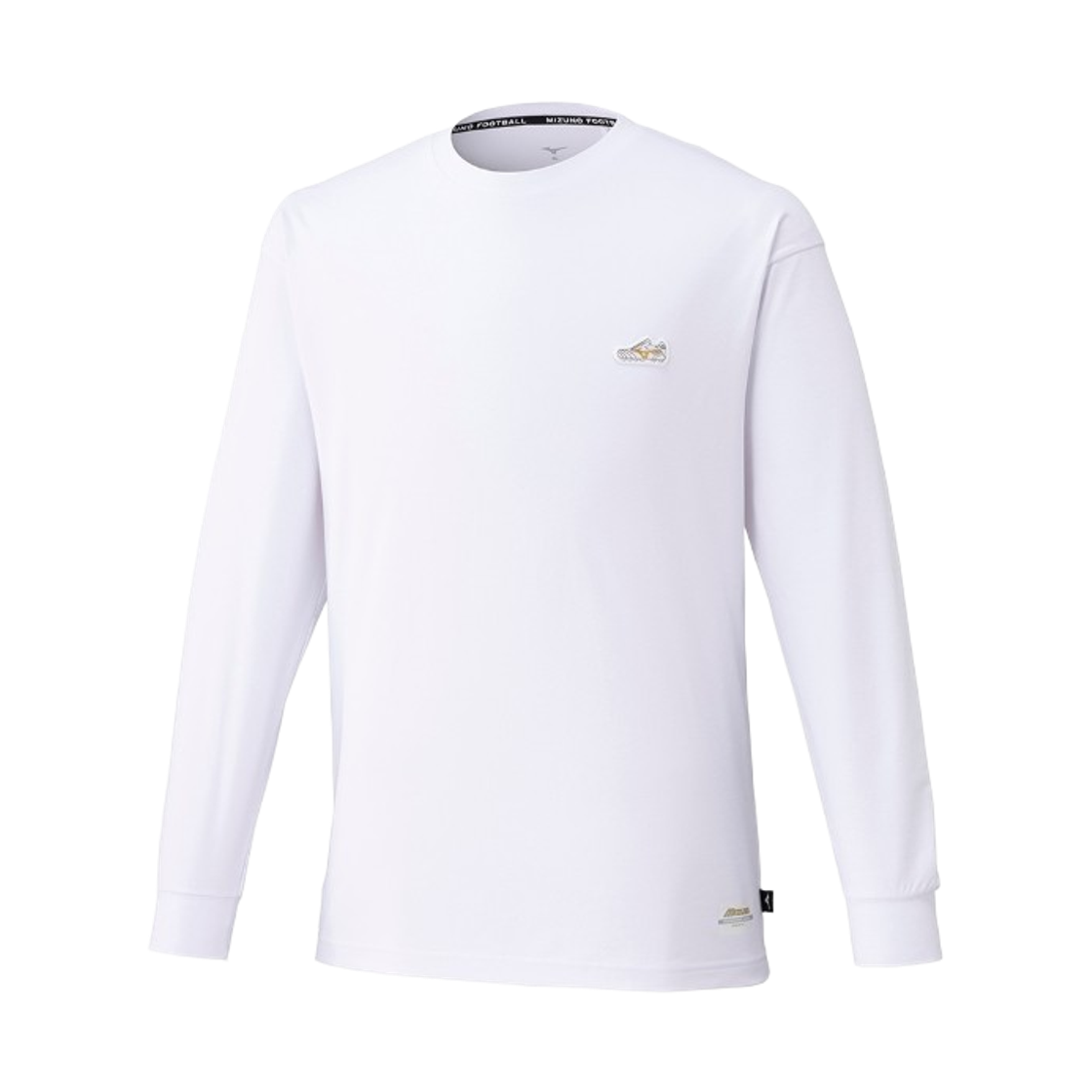 P2MAD90301 Mizuno Morelia Printed Long Sleeve T-Shirt Limited White
