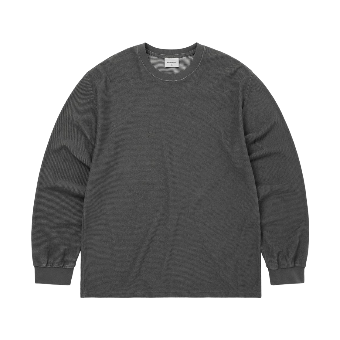 디스이즈네버댓 C-로고 웨일 롱슬리브 티셔츠 차콜(Thisisneverthat C-Logo Wale L/S T-Shirt Charcoal) - 1