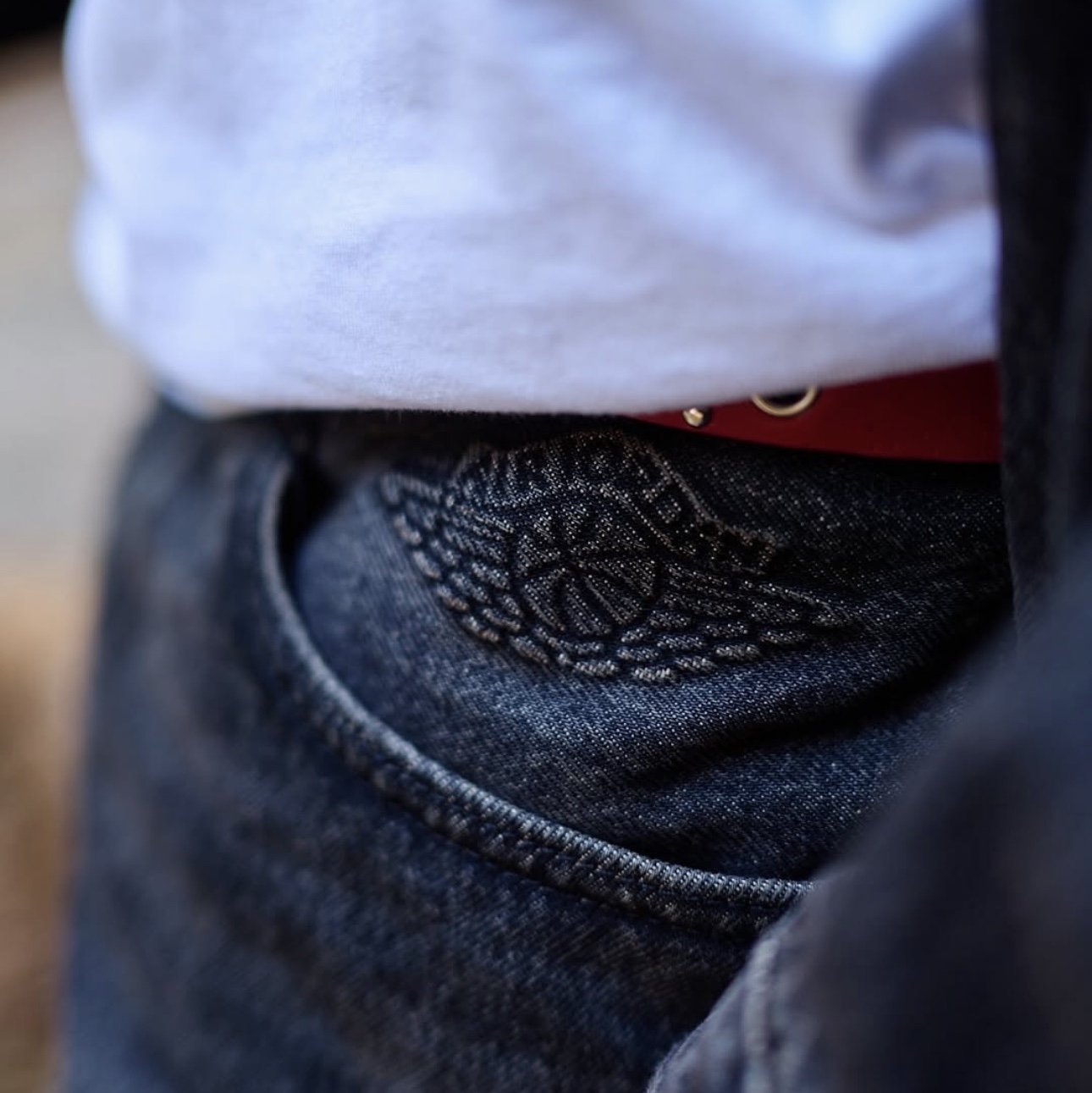 Levi's x Jordan Type III Trucker Black 착용 스타일 - 6