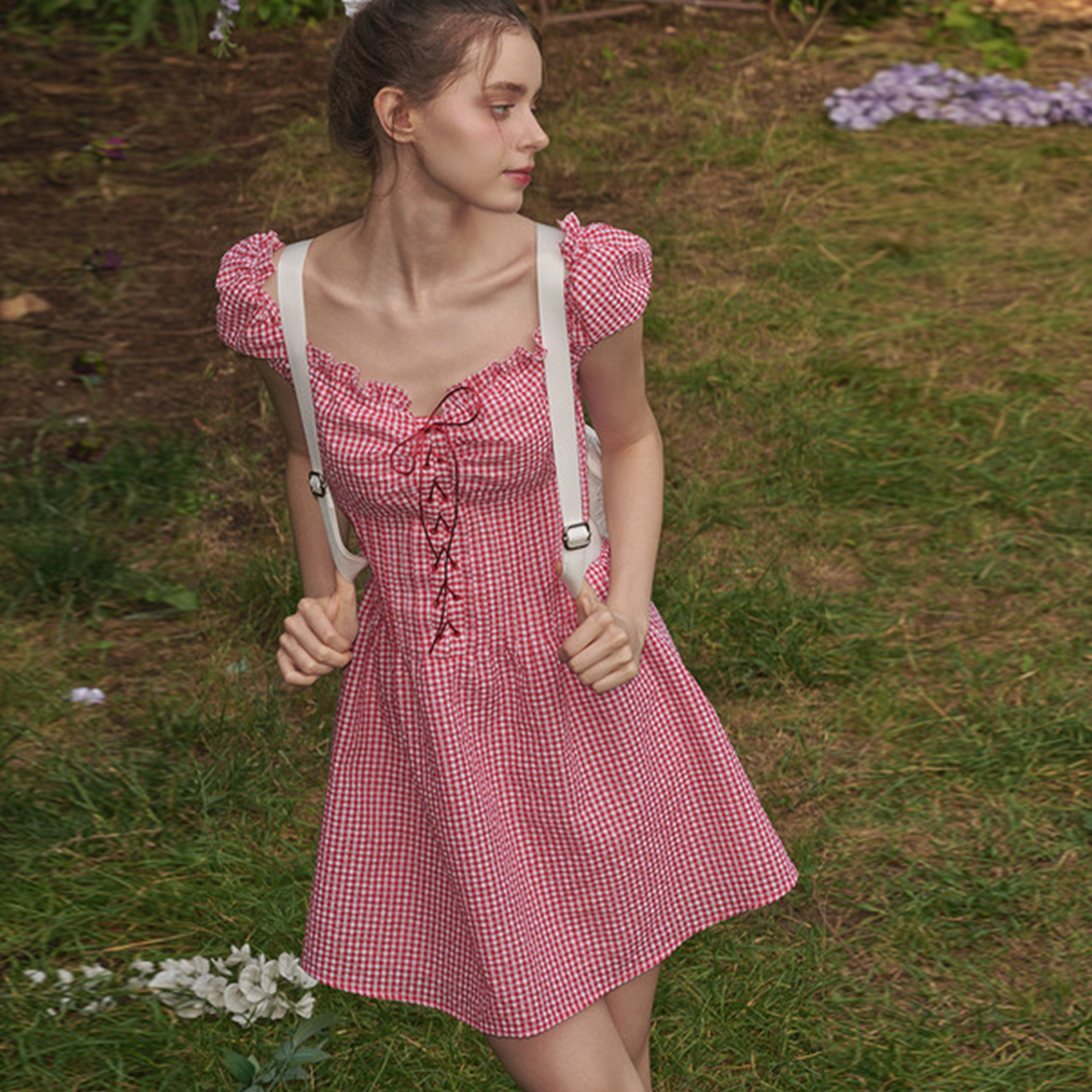 라츠유 피오나 드레스 레드(LOTS YOU Fiona Dress Red) - 2