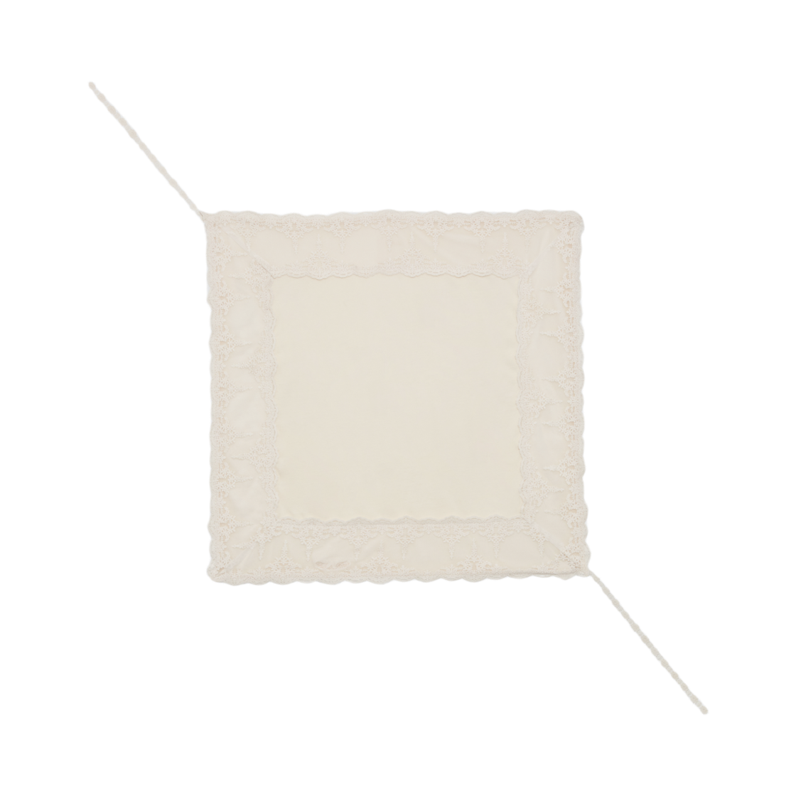 디스이즈파인 레이스드 스카프 크림(THIS IS FINE Laced Scarf Cream) - 1