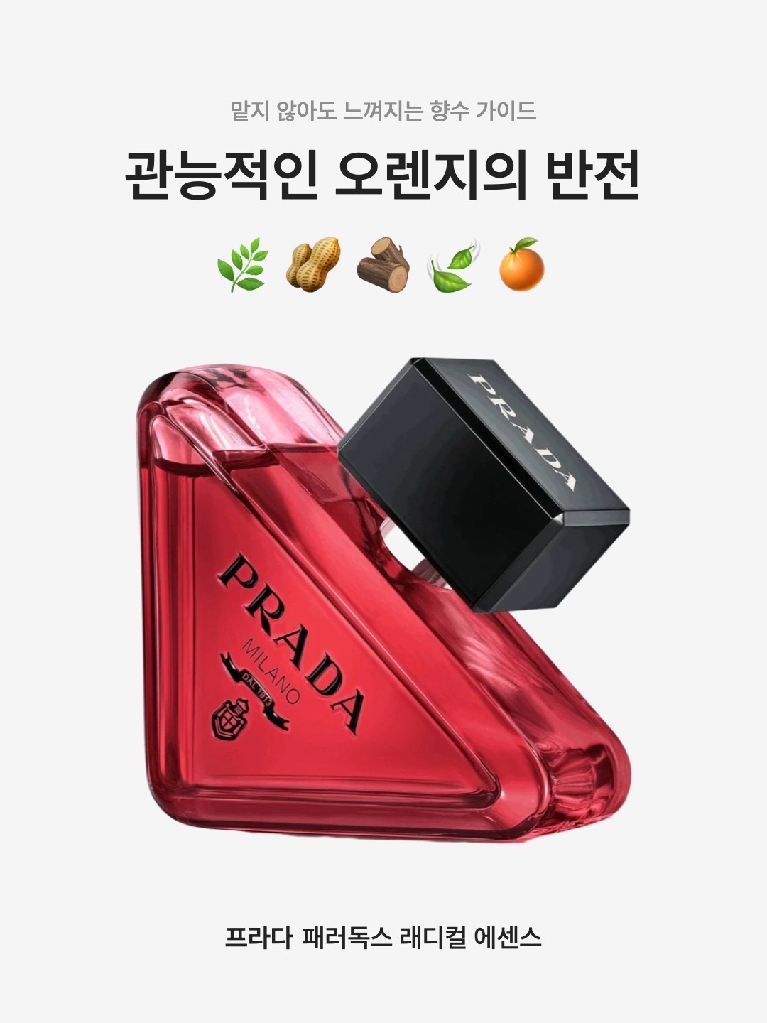 Prada Paradoxe Radical Essence Parfum 90ml, Prada Paradoxe Radical Essence Parfum 50ml 착용 스타일 - 1