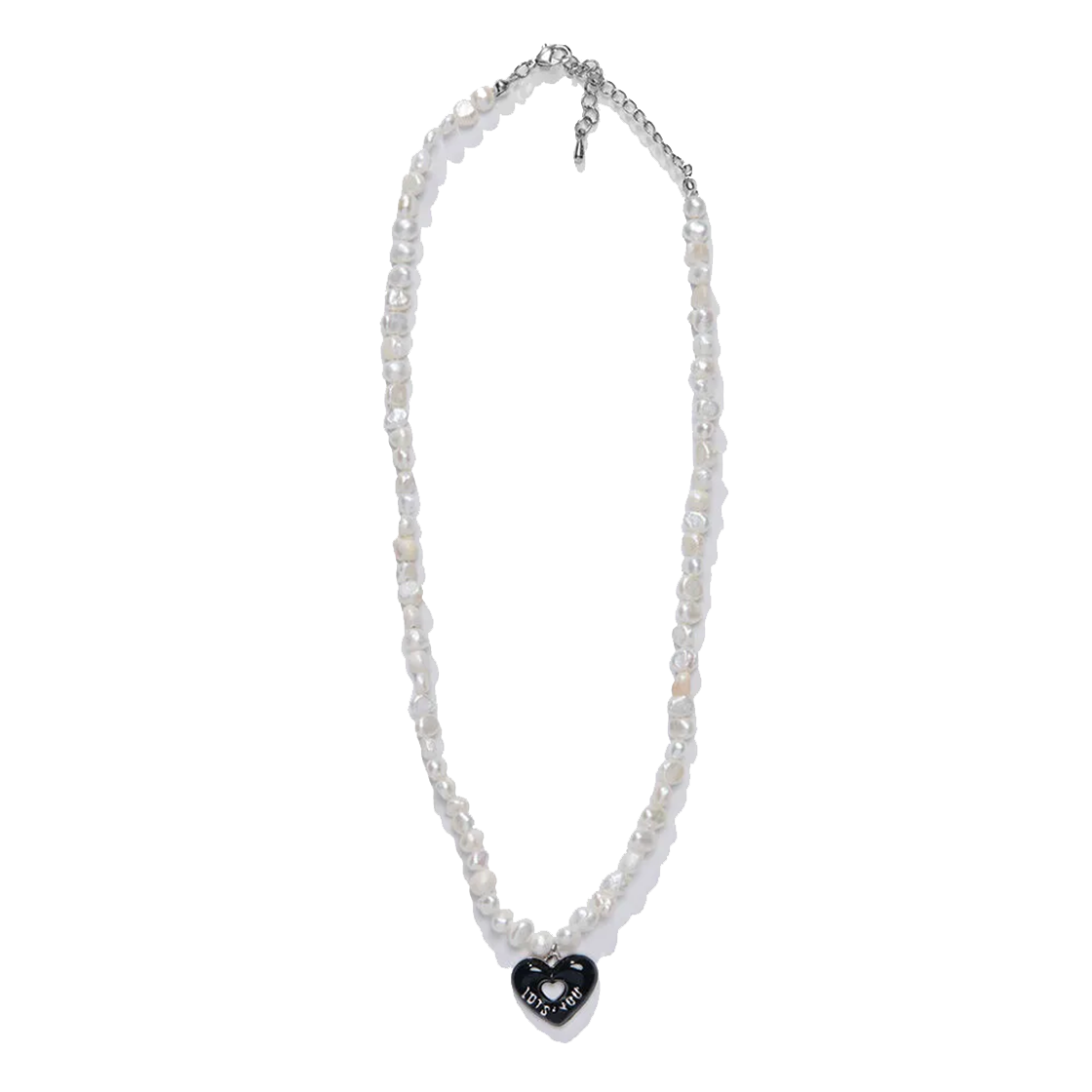 라츠유 캔디 팝 펄 네크리스 블랙(LOTS YOU Candy Pop Pearl Necklace Black) - 2