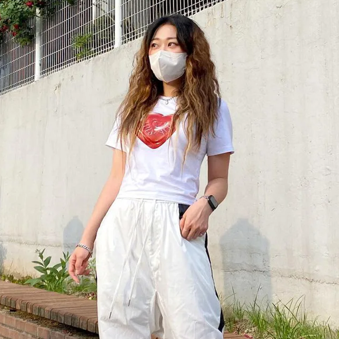 라츠유 더 프렌드 하트 캔디 티 화이트(LOTS YOU The Friend Heart Candy Tee White) - 5