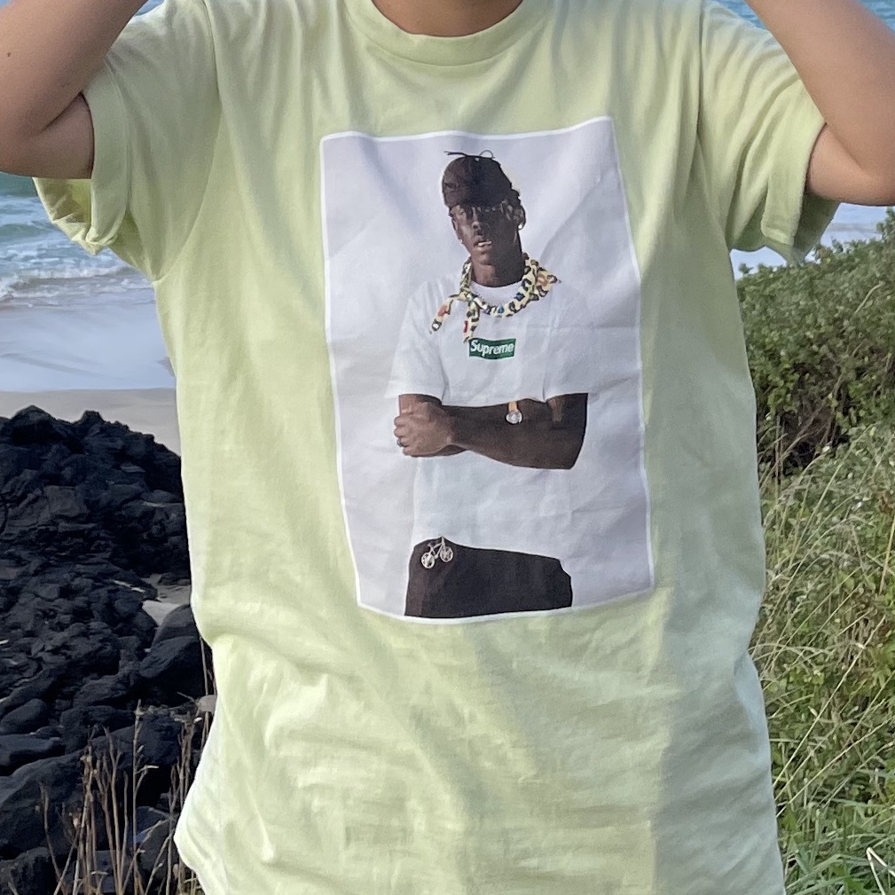 Supreme Tyler The Creator T-Shirt Pale Mint - 24FW 착용 스타일
