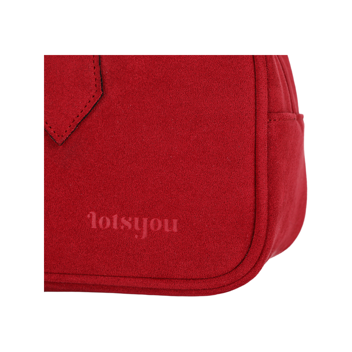 라츠유 알리나 스웨이드 숄더백 레드(LOTS YOU Alina Suede Shoulder Bag Red) - 5