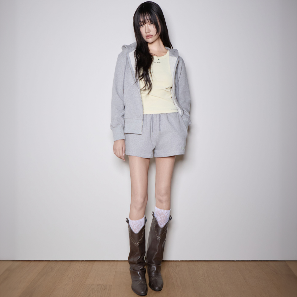 디스이즈파인 스웻쇼츠 스포티프그레이(THIS IS FINE Sweatshorts Sportif Gray) - 2