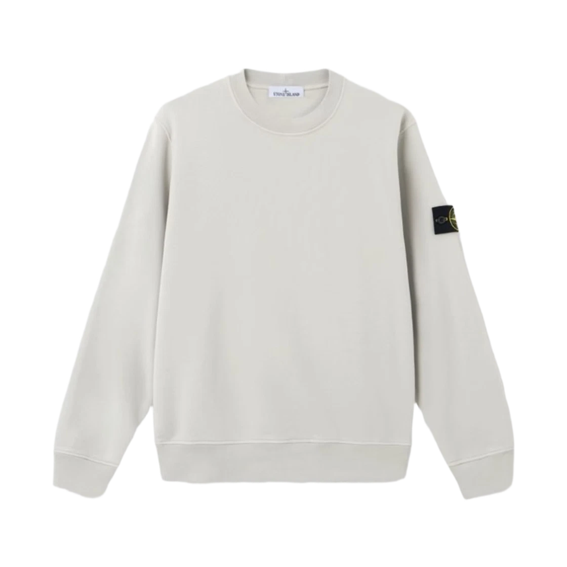 Stone Island Stone Island 6100060 Organic Cotton Fleece Regular Fit Crewneck Sweatshirt Pearl Grey - 26SS · S