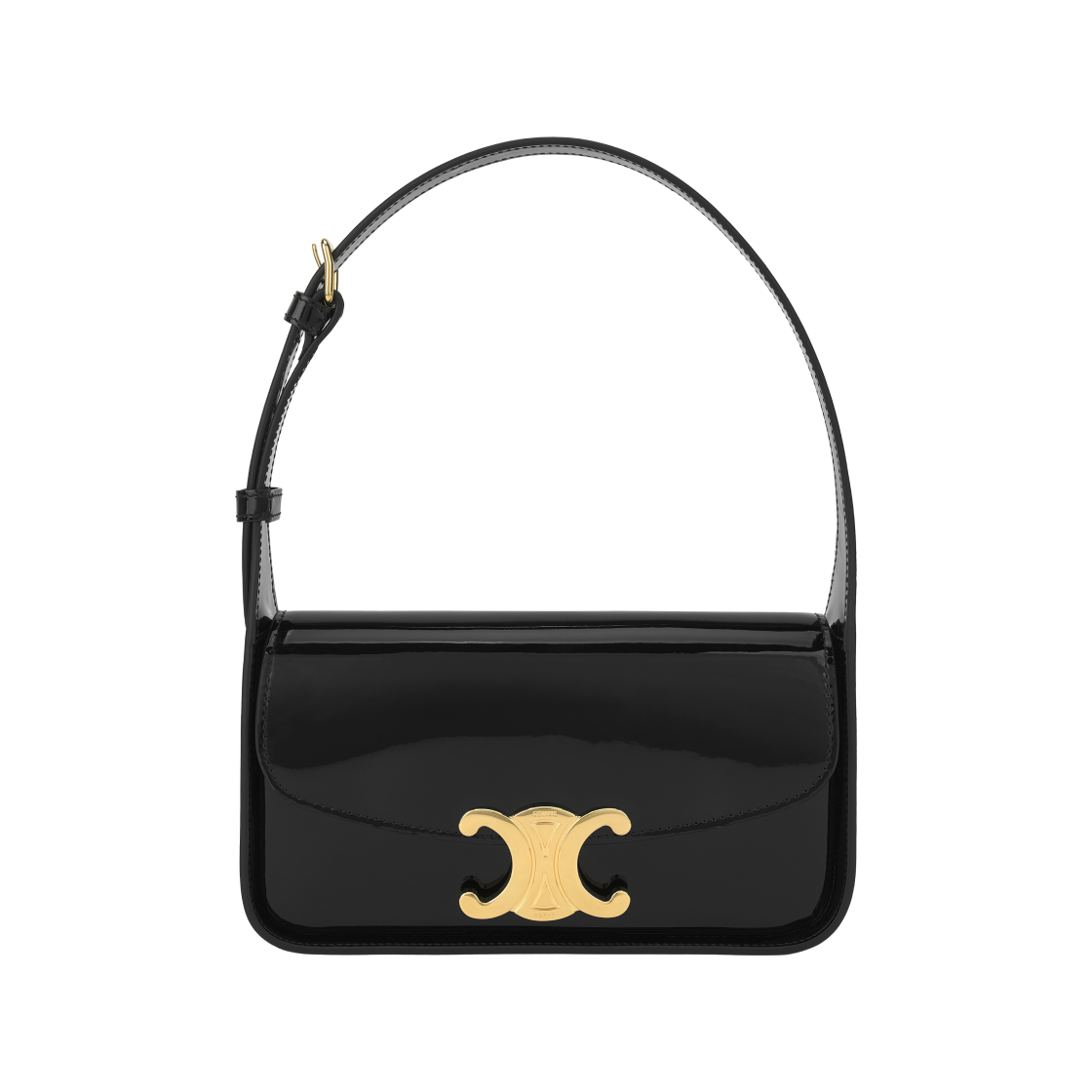 셀린느 테렌스 페이턴트 카프스킨 숄더백 블랙(Celine Shoulder Bag Terence In Patent Calfskin Black) - 1