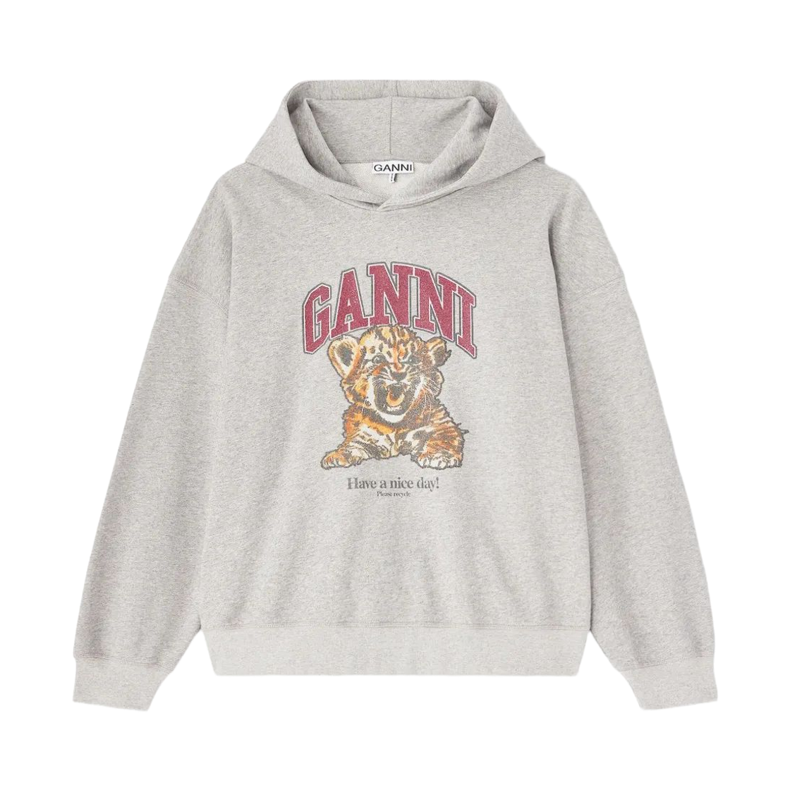 (W) 가니 그래픽 프린트 후드 팔로마((W) Ganni Graphic Print Hoodie Paloma) - 1