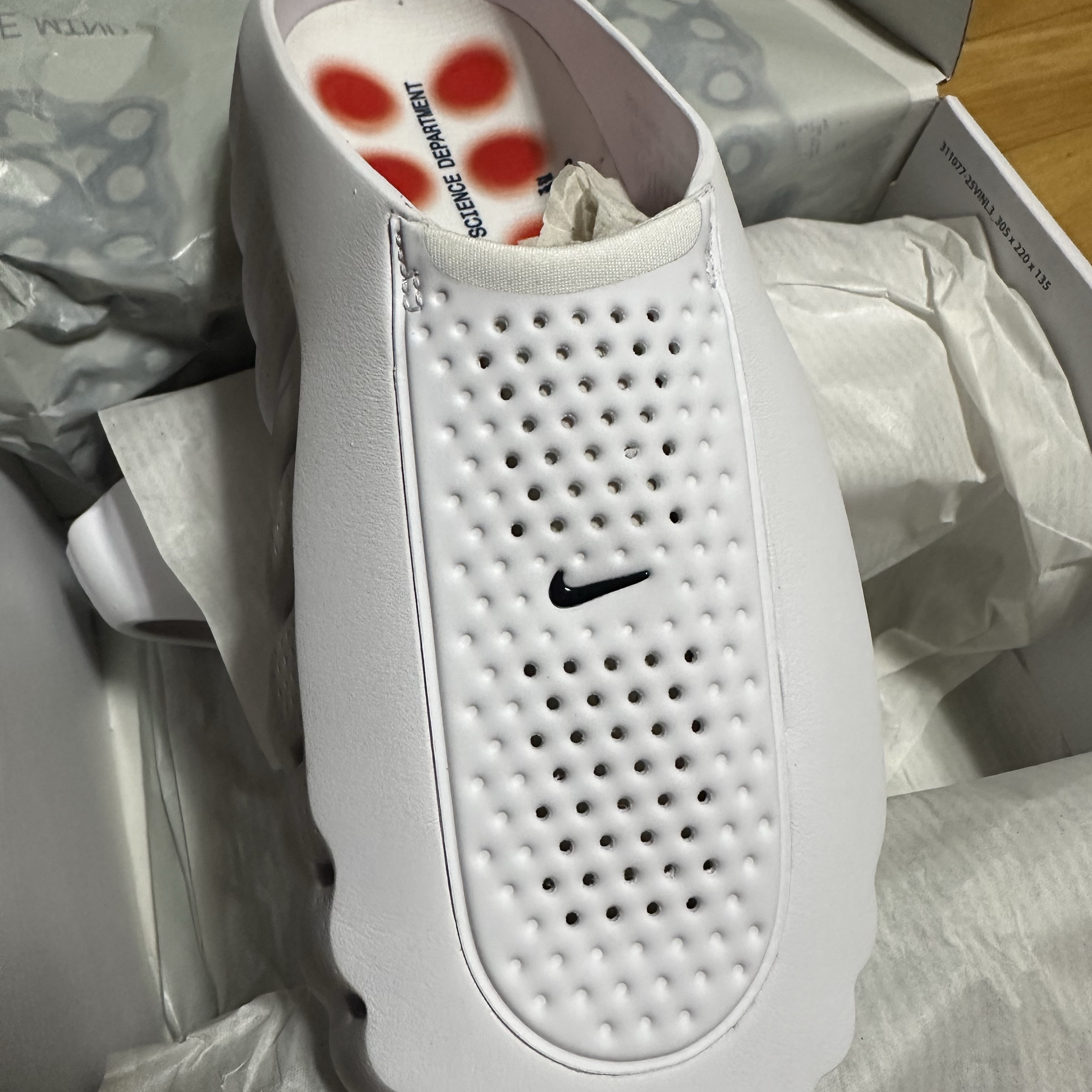Nike Mind 001 Slide White 착용 스타일