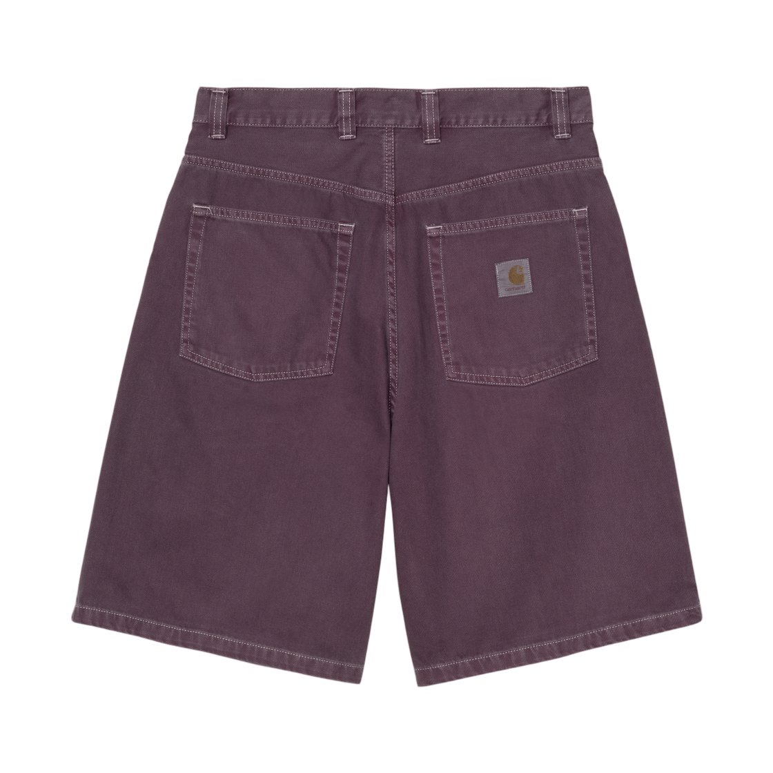 I036504-3J1-4J Carhartt WIP Brandon Short Cozy Purple Stone Dyed
