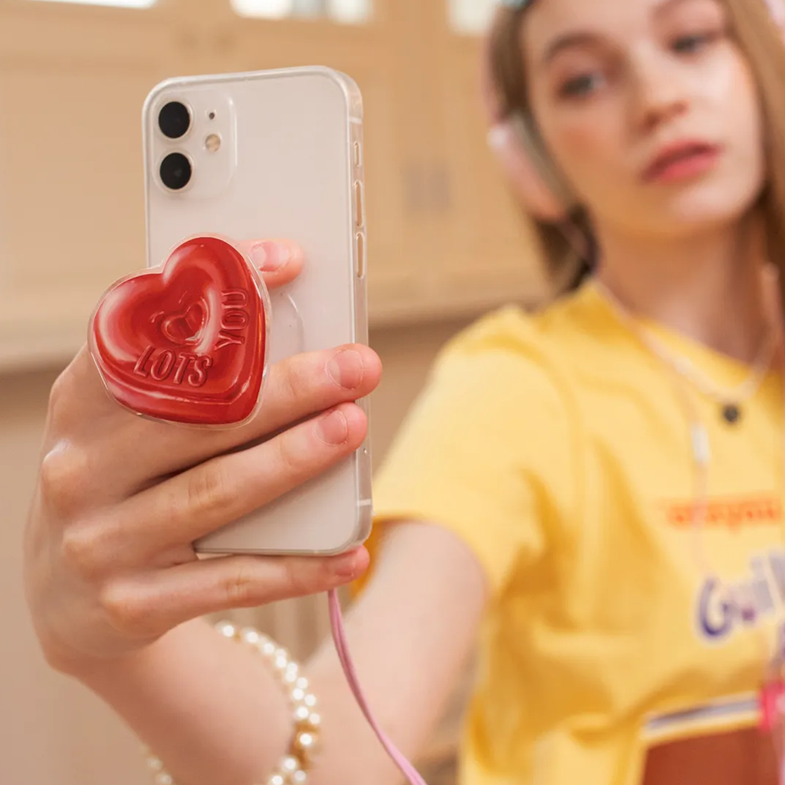 라츠유 하트 캔디 스마트톡 레드(LOTS YOU heart candy smart tok Red) - 2