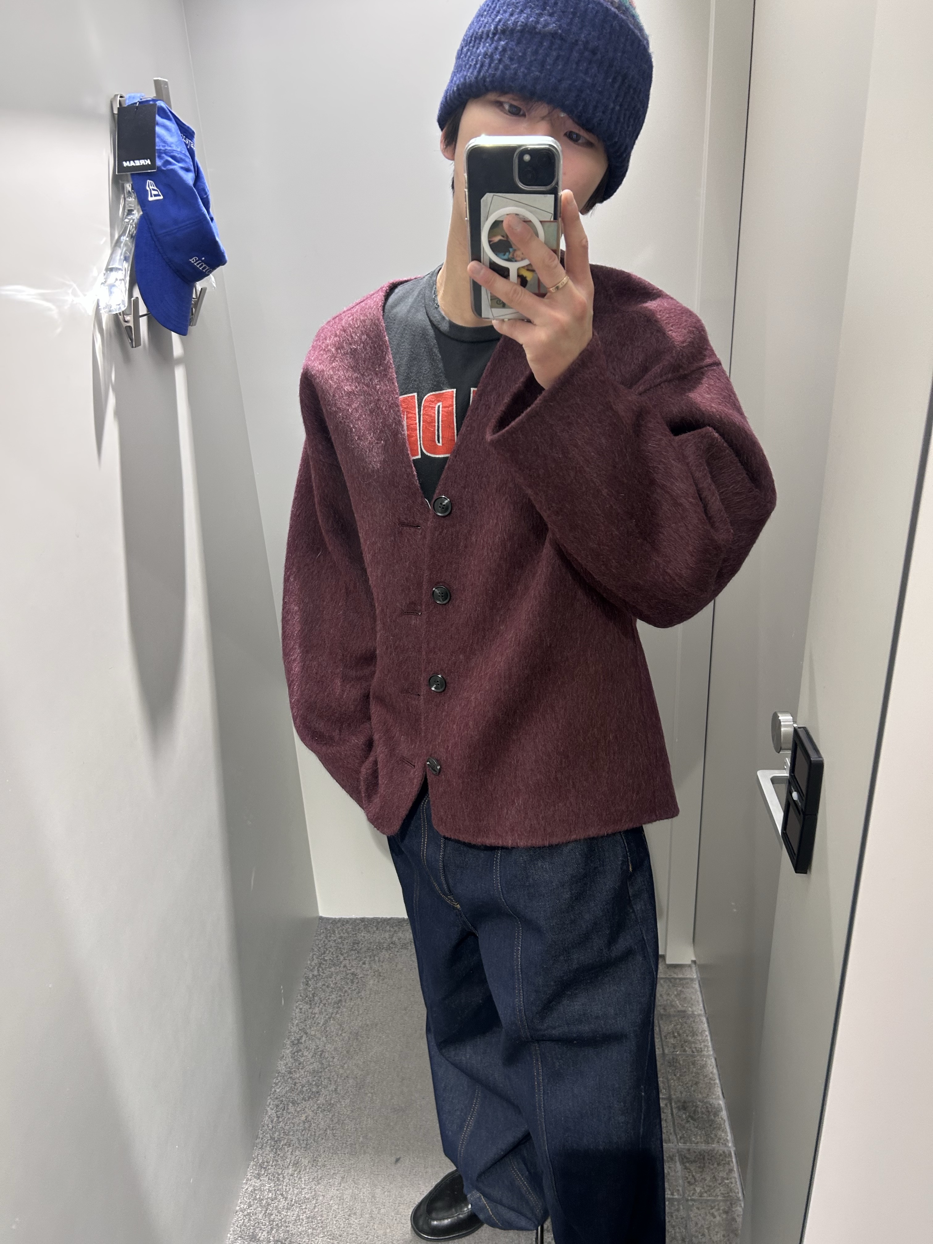Entire Studios Jool Jacket Plum - 25FW 착용 스타일 - 4