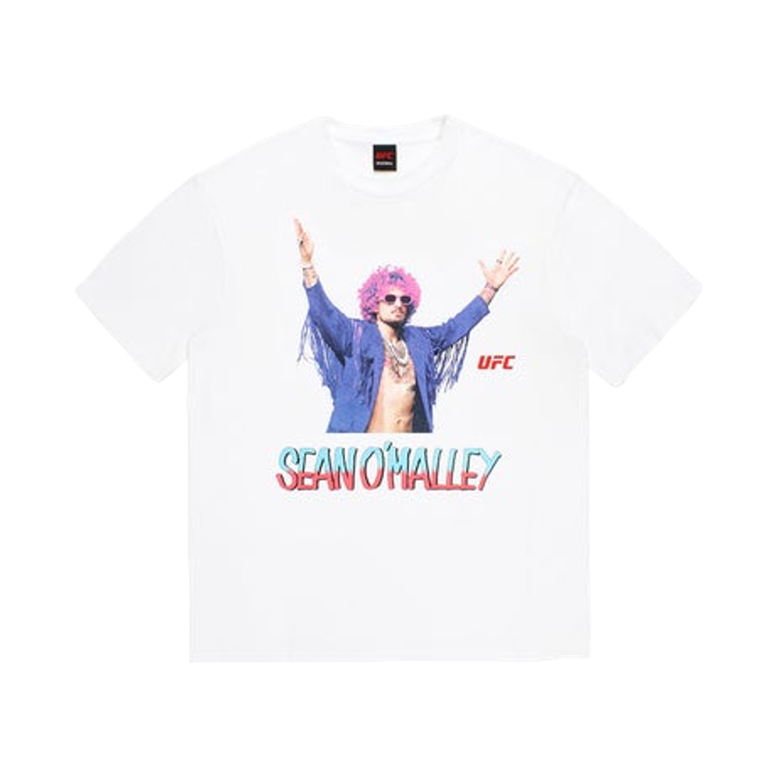 와코 마리아 x UFC 워시드 헤비 웨이트 크루넥 티셔츠 타입-3 화이트(Wacko Maria x UFC Washed Heavy Weight Crewneck T-Shirt Type-3 White)