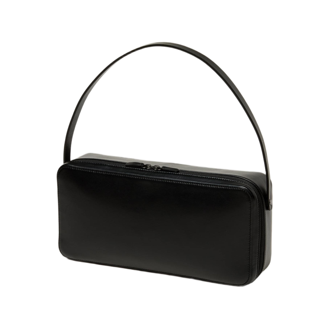 A26SB05AE Auralee Leather Square Bag Made By Aeta Black - 26SS
