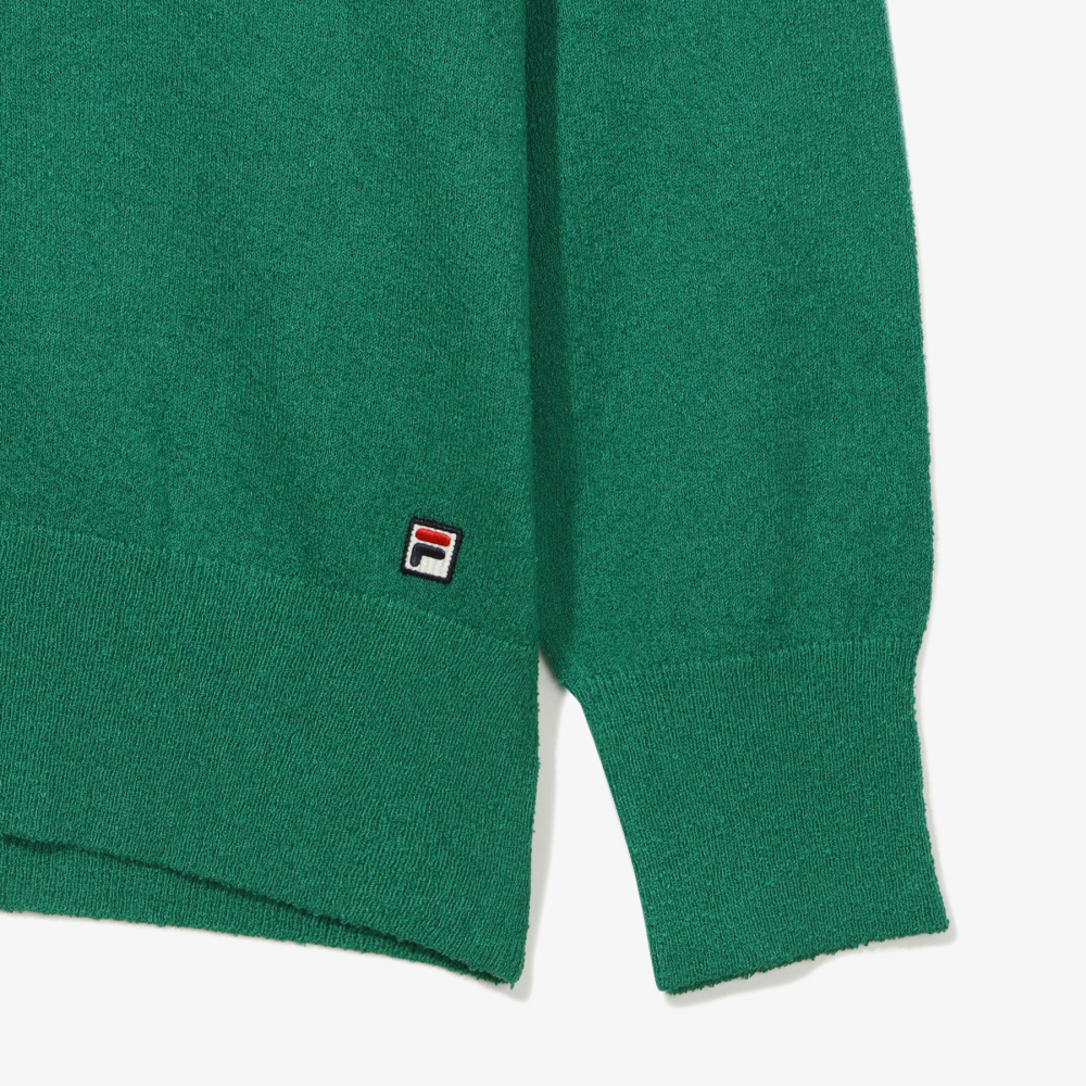 [6% 적립] FILA HERITAGE COLLECTION 헤리티지 크루넥 스웨터 그린([6% 적립] FILA HERITAGE COLLECTION Heritage Crewneck Sweater Green) - 5