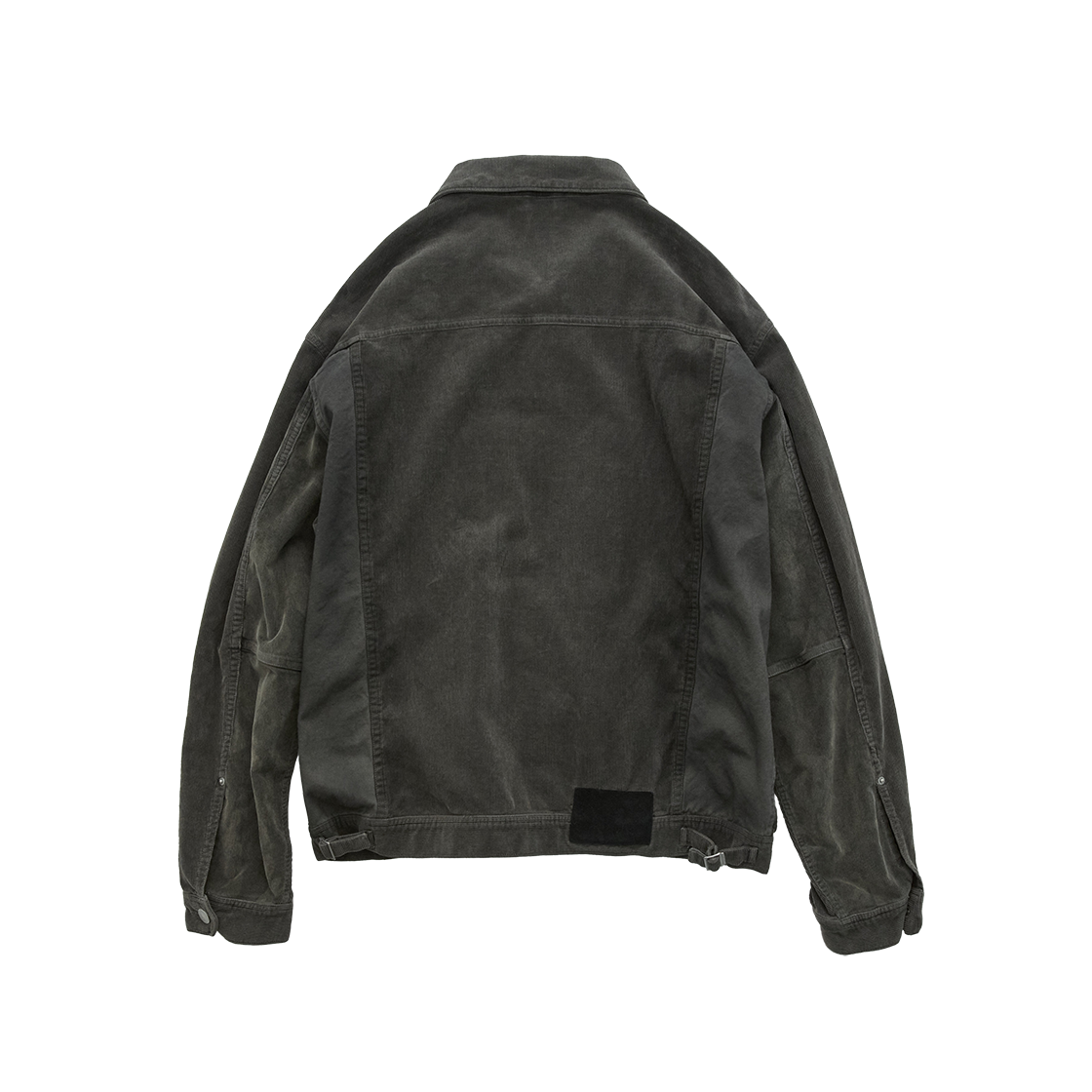 폴리테루 유즈드 트러커 자켓 코듀로이 카모 올리브(Polyteru Used Trucker Jacket Corduroy Camo Olive) - 2