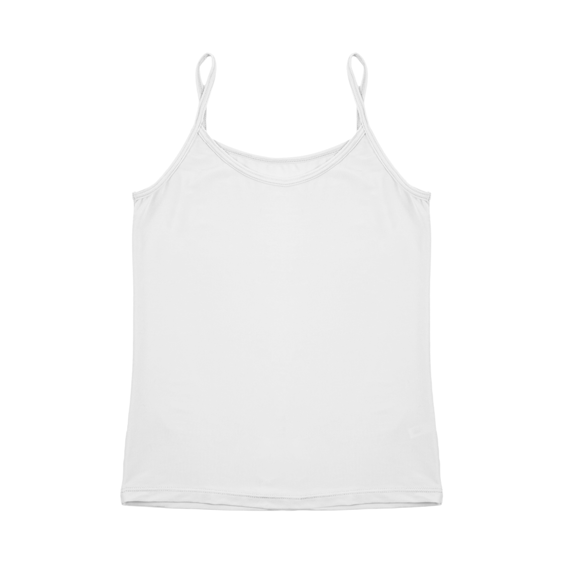 (W) 에이원 인견 스판 끈 런닝 164 2팩 화이트((W) AONE Rayon Spandex Strap Running Top 164 2Pack White) - 1