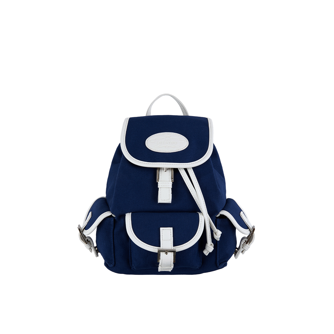 LOTI5BAW531ONY LOTS YOU Nostalgia Canvas Backpack Navy
