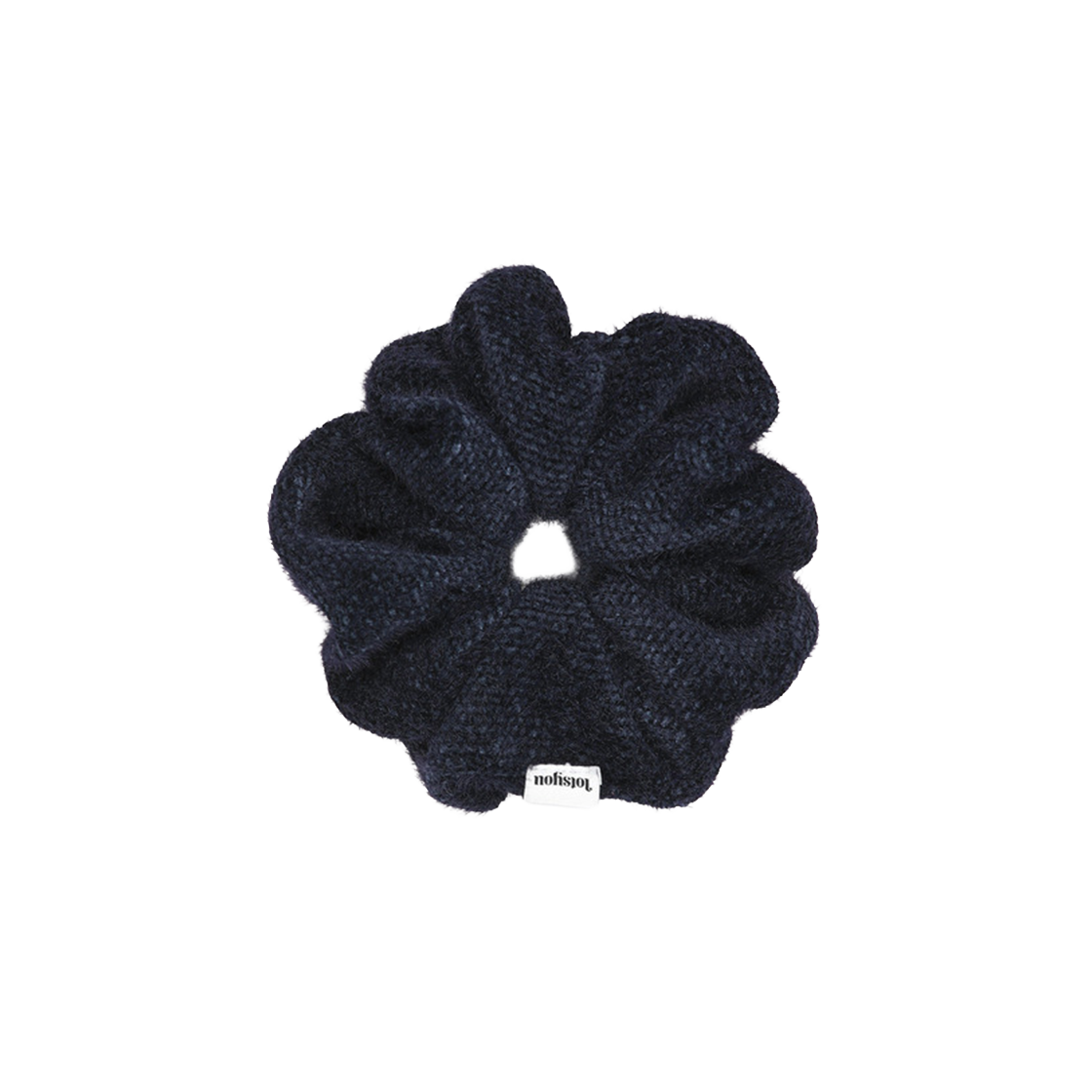 LOTI5ACW027ONY LOTS YOU Fluffy Scrunchie Navy