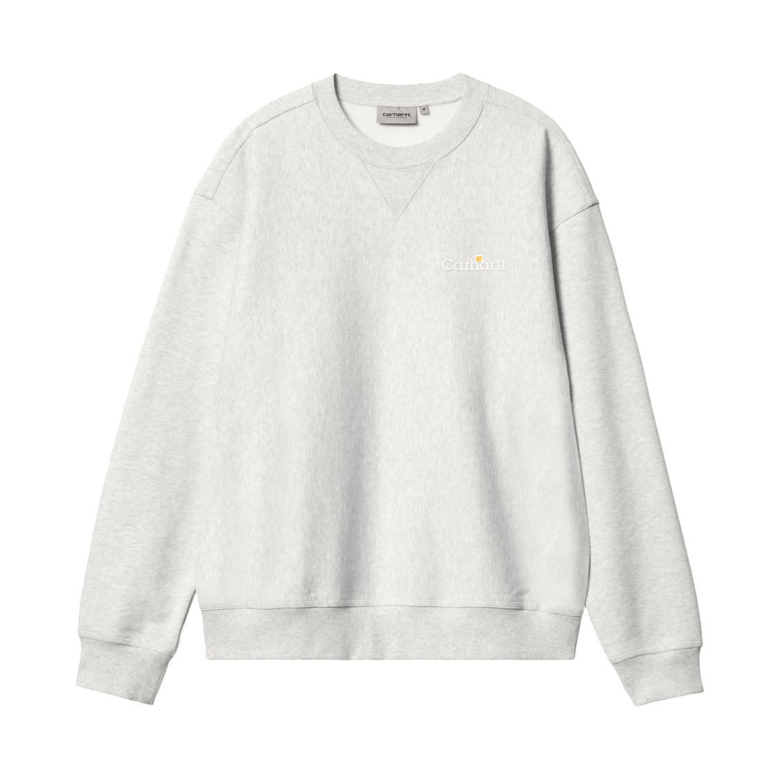 칼하트 WIP WIP 라벨 스웨트셔츠 애쉬 헤더(Carhartt WIP WIP Label Sweatshirt Ash Heather)