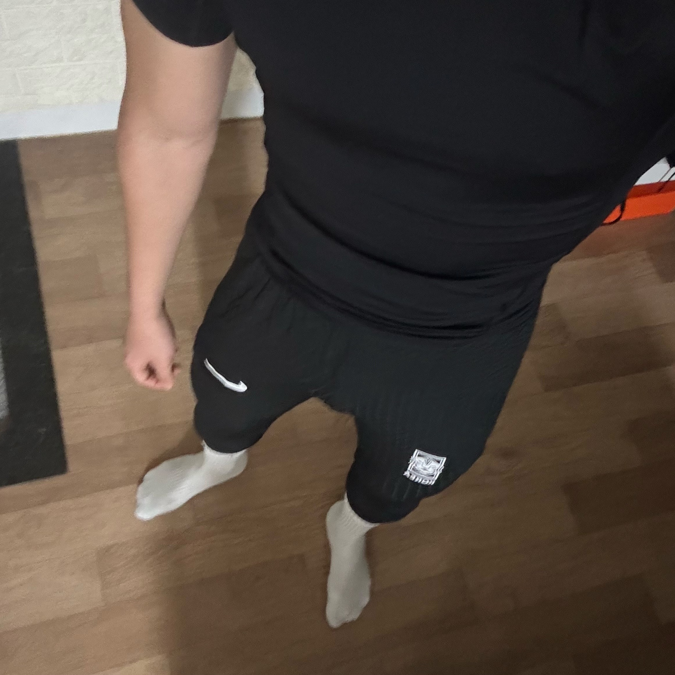 Nike Korea Strike Elite Dri-Fit ADV Knit Football Pants Black 착용 스타일