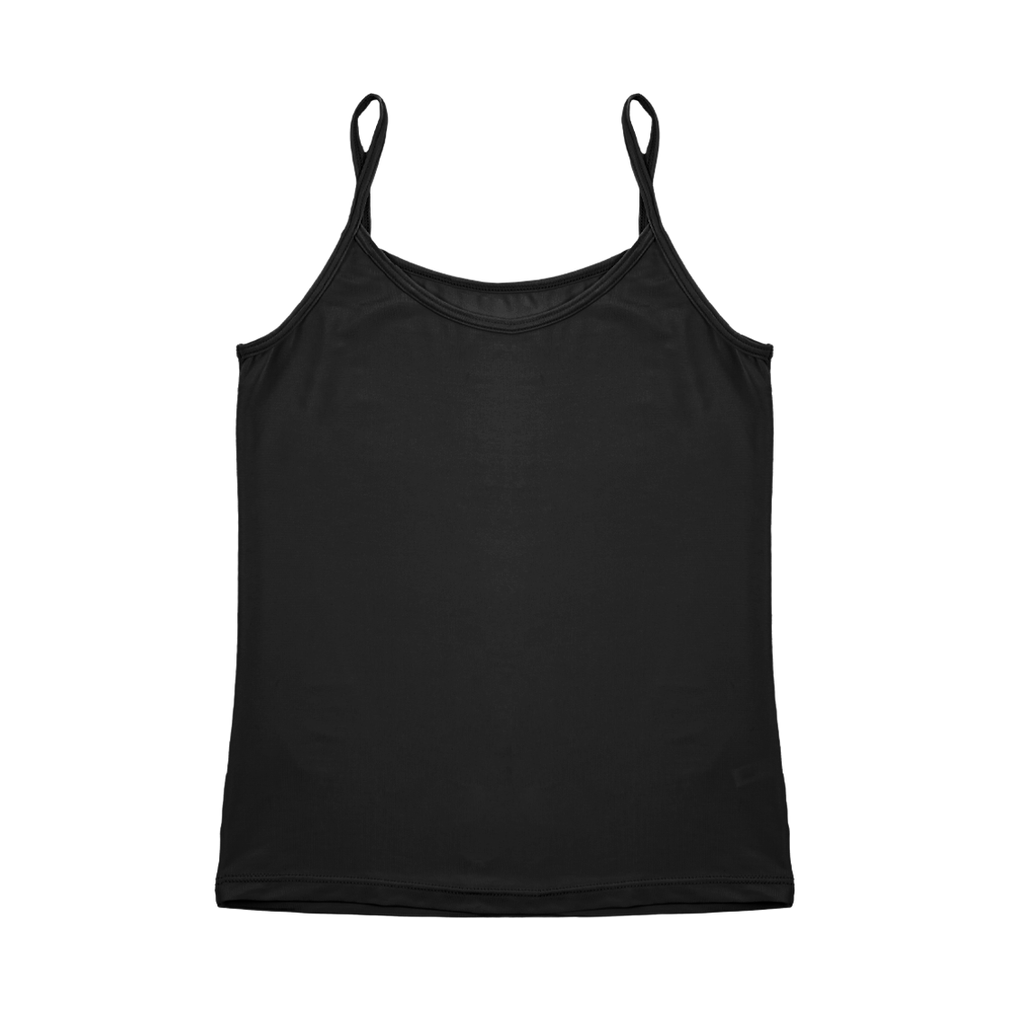 (W) 에이원 인견 스판 끈 런닝 164 2팩 블랙((W) AONE Rayon Spandex Strap Running Top 164 2Pack Black) - 1