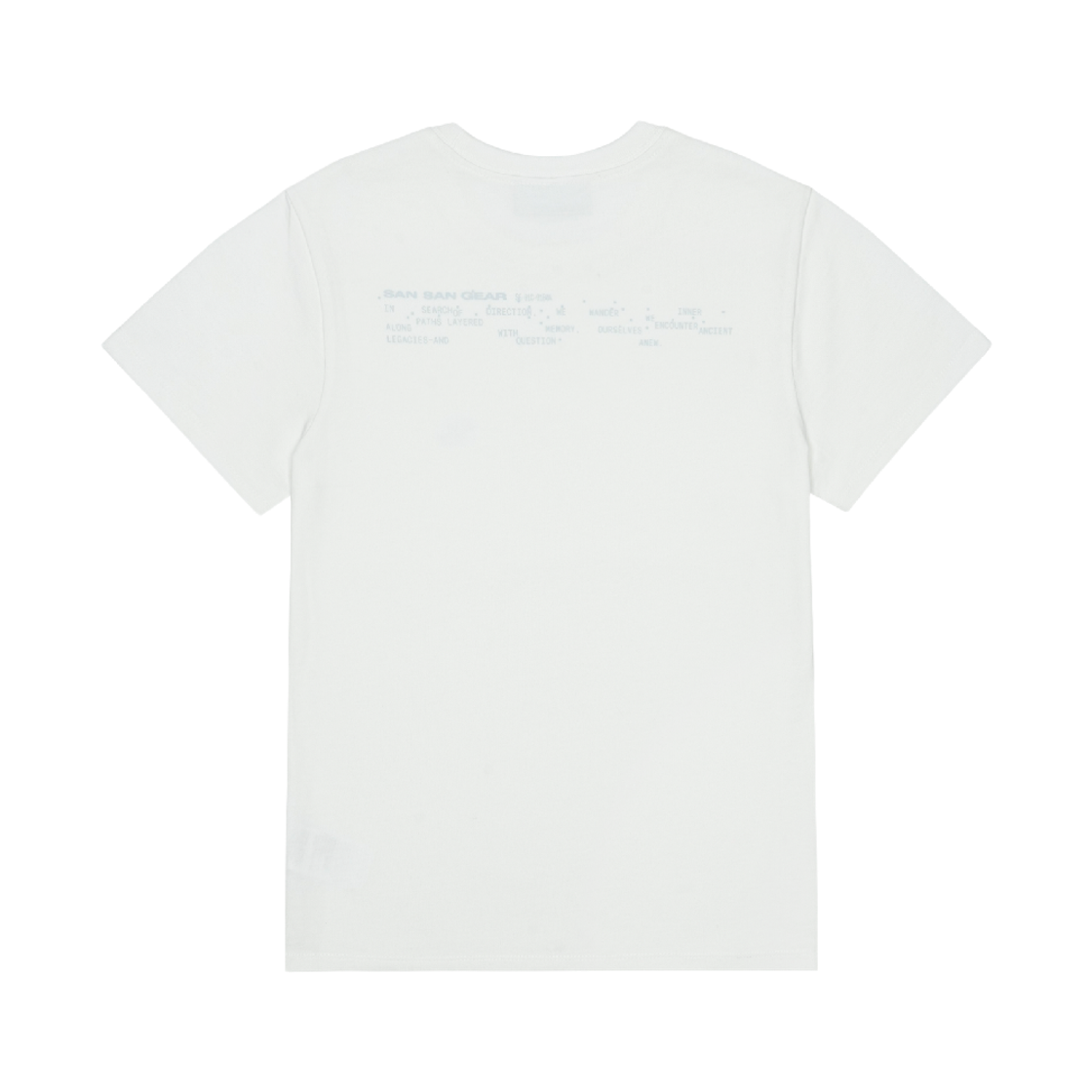 산산기어 로고 티셔츠 화이트_0_26SS(Sansan Gear Logo T-Shirt White_0_26Ss) - 2